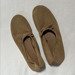 Zara HomeWomen’s Suede Ballet Flats in Brown 40